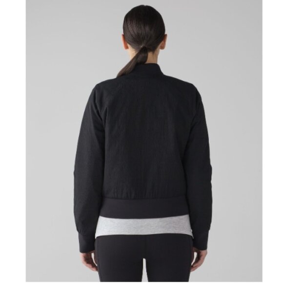 Lululemon Non-Stop Bomber, Reversible Black (First Release) | Size 8 - Picture 3 of 12